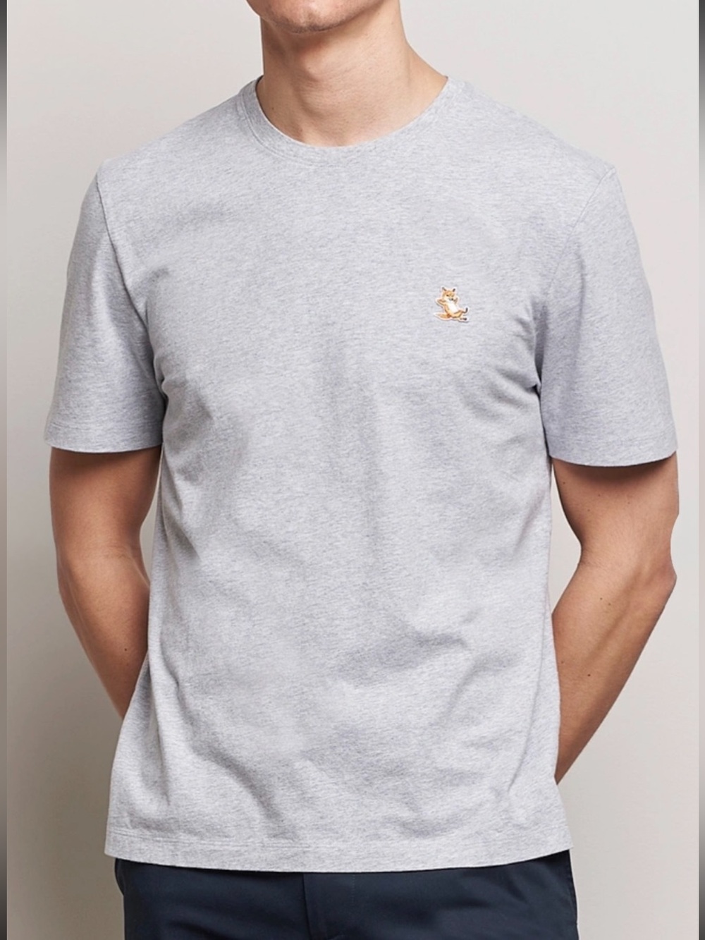 Maison Kitsune Chillax Fox t-shirt. Size small.